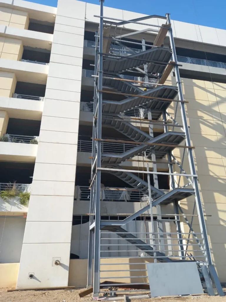 Steel Emergency Staircase — KBH Construction (photo 2)